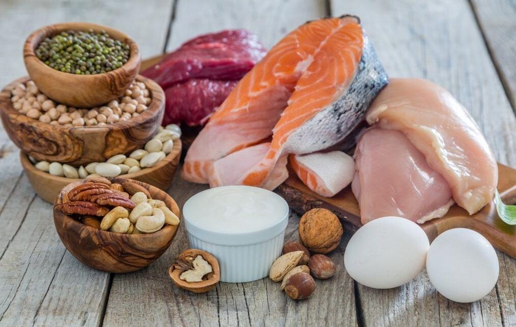 Các sản phẩm có hàm lượng protein động vật và rau cao cao