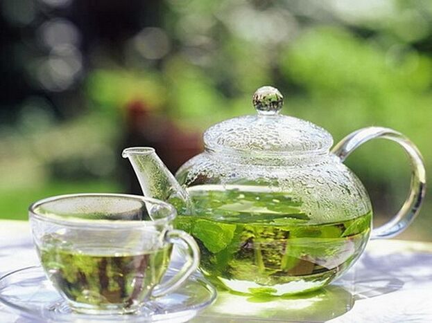 trà xanh để tăng hiệu lực
